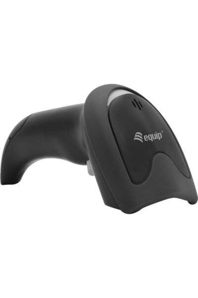 EQUIP Scanner de coduri de bare 2D Laser USB+Suport negru