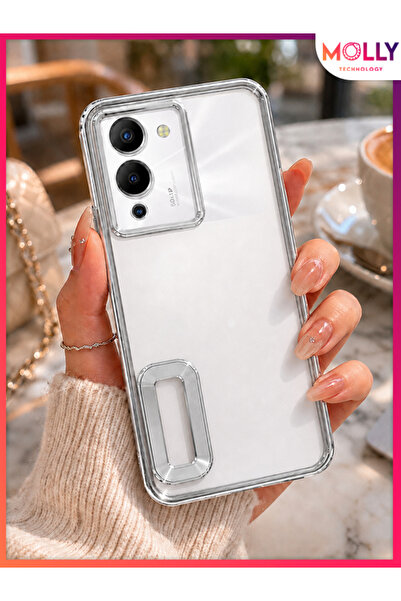 Molly İNFİNİX NOTE 12 G96 İçin Kenarları Gümüş Lens Koruyuculu Lou Lazer Şeff...