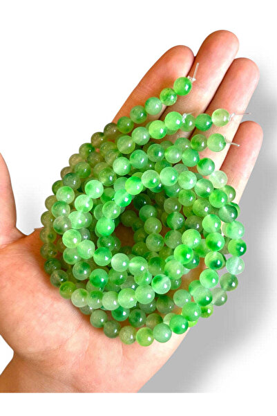 Bozhi Bead Set Jade (Ceyt) Natural Stone 8mm - Natural Stone Jade
