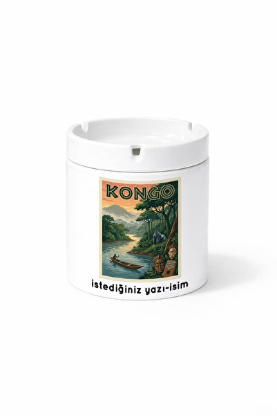 Kirbi Reklam Republic of Congo - Republic of Congo City Printed Ashtray Ashtr...