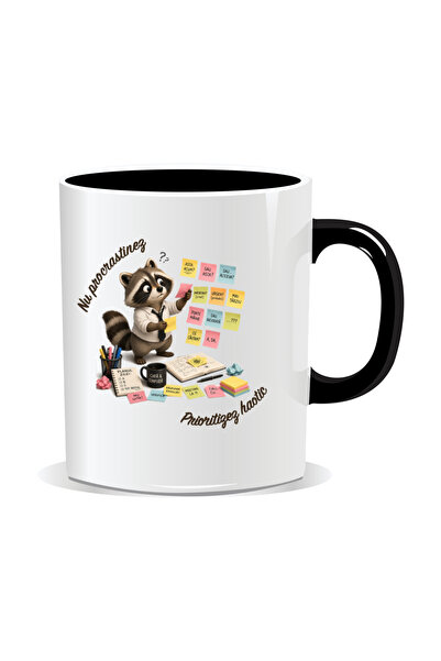 Mug Mania Cana personalizata cu mesaje pentru corporatisti, Nu procrastinez, ...