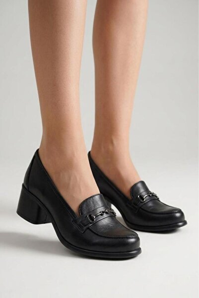 PİSAGOR Ps-44259 Genuine Leather Women's Loafer Shoes