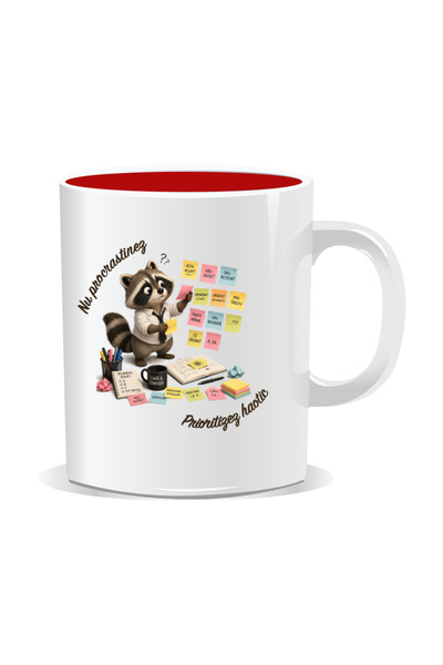Mug Mania Cana personalizata cu mesaje pentru corporatisti, Nu procrastinez, ...