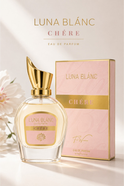 Luna Blanc CHÉRE Eau De Parfum 50 ML Kadın Parfümü Odunsu ve Çiçeksi Zarif Pr...