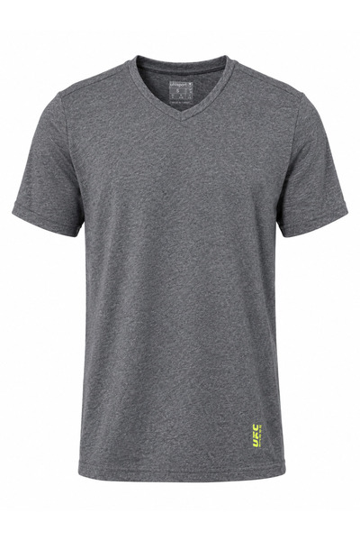 UHLSPORT Tricou cu decolteu în V din bumbac, simplu, mărimea M.