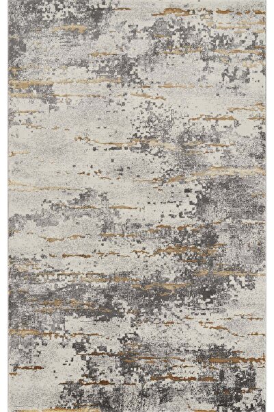 CasaRossaTextil Covor EGE Gri Deschis-Auriu | Covor Premium Turcia