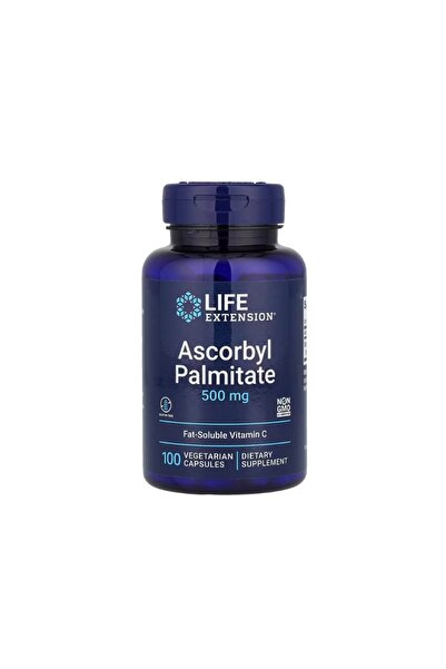 Life Extension Ascorbyl Palmitate 500mg 100capsule Vegetale -