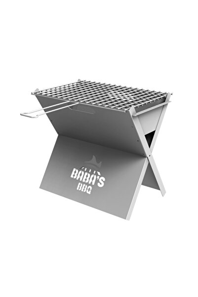 BABA'S BBQ ORİGAMİ KATLANIR MANGAL MODEL 2 / PASLANMAZ ÇELİK /