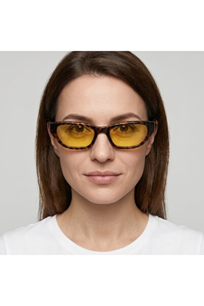 Mootlu Leopard Geometric Women's Anti-Glare Glasses Mod600 Cd07
