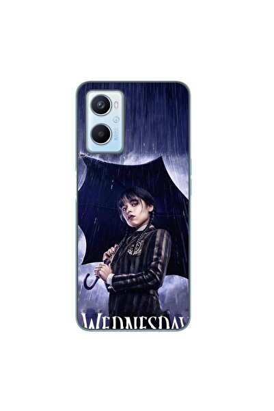 OEM Husa compatibila cu Oppo A96 4G Silicon Gel Tpu Model Wednesday Umbrella