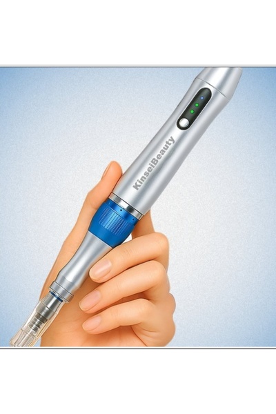 drmaria Kinszey Beauty Upgraded Wireless Derma Pen Device 6 Different Sizes o...