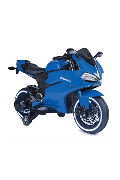 Cool Wheels Cool Motors 12V Akülü Yarış Motoru(Mavi)