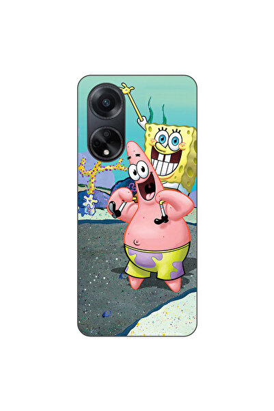 OEM Husa compatibila cu Oppo A98 5G Silicon Gel Tpu Model Spongebob