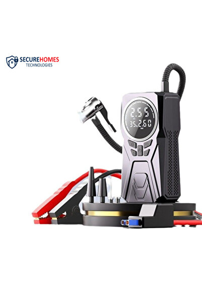 OEM Compresor auto wireless cu funcție starter, alimentare duală, display dig...