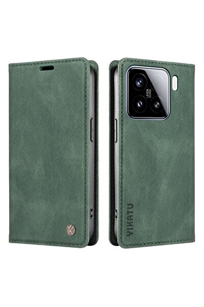 sscase YIKATU YK-004 Θήκη Βιβλίο Green (Xiaomi 15 5G)