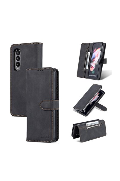 sscase AZNS Dream II Skin Feel θήκη Πορτοφόλι Black (Samsung Galaxy Z Fold3 5G)