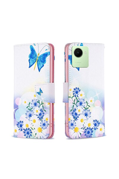 sscase Colored Drawing Θήκη Πορτοφόλι Butterfly Love (Realme C30)