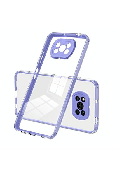 sscase Color Frame Διάφανη Θήκη Σιλικόνης Purple (Xiaomi Poco X3 NFC/X3 Pro)