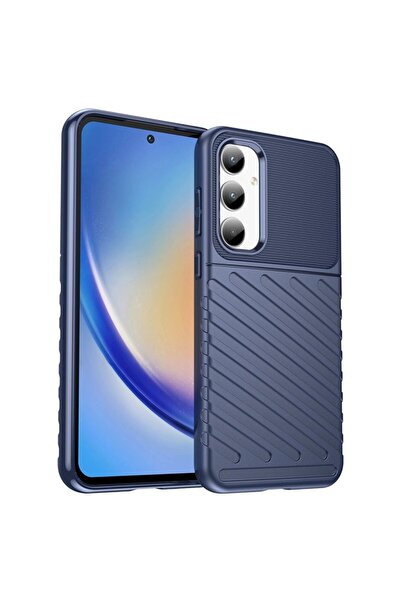 sscase Thunderbolt Θήκη Σιλικόνης Blue (Samsung Galaxy A35 5G)