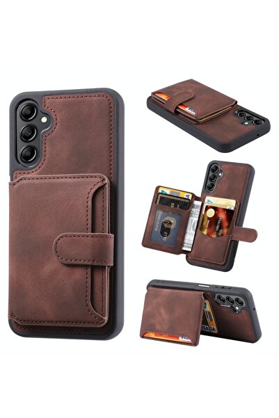 sscase Skin Feel Dream Θήκη Σιλικόνης με Πορτοφόλι Coffee (Samsung Galaxy S23...