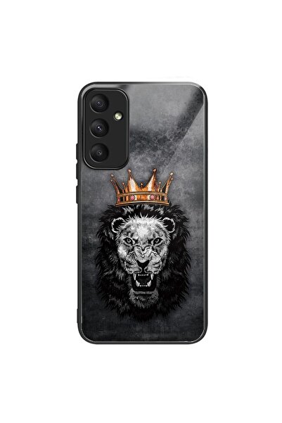 sscase Painted Θήκη Σιλικόνης με Τζάμι Lion (Samsung Galaxy A35 5G)