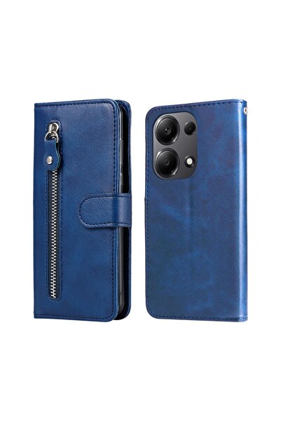 sscase Zipper Θήκη Πορτοφόλι Blue (Xiaomi Redmi Note 13 Pro 4G/Poco M6 Pro 4G)