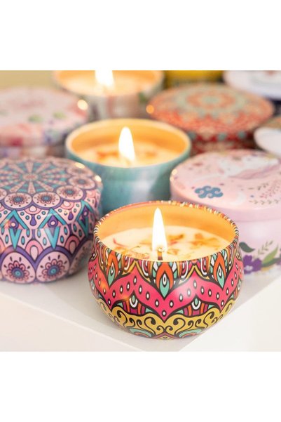 5ii perfume Wildflower Candle - a Luxurious Scented Experience with a Natural and Refreshing Fragrance