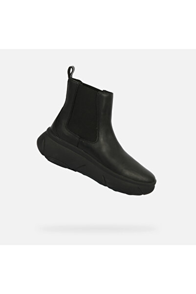 Geox Pantofi negri de damă până la gleznă Nebula 2.0 X