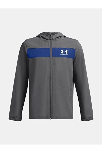 Under Armour Geacă de vânt pentru băieți UA Sportstyle - Gri