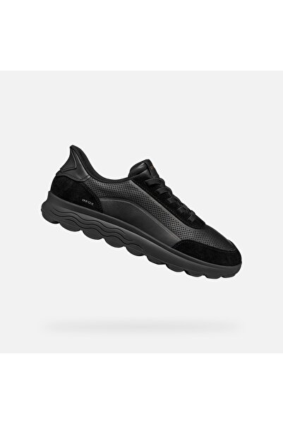 Geox Adidași negri pentru bărbați Spherica Plus Fast in