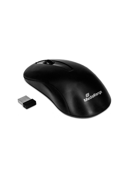 MediaRange Mouse MROS209, USB Wireless 2.4GHz, Optic (Negru)