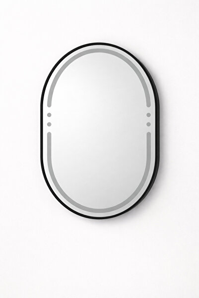 Casa Stile Oglinda LED 608 60x80 cm rama aluminiu neagra