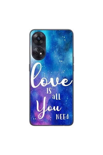 OEM Case compatible with Oppo Reno8 T 4G Silicon Gel Tpu Model Love Is All Yo...