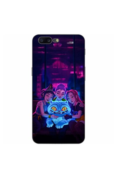 OEM Husa compatibila cu OnePlus 5 Silicon Gel Tpu Model KPop Demon Hunters Ha...