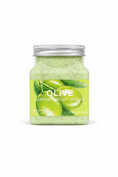 Purivo Olive Sherbet Body Scrub Zeytin Özlü Vücut Peelingi 500 ml – Arındırıc...