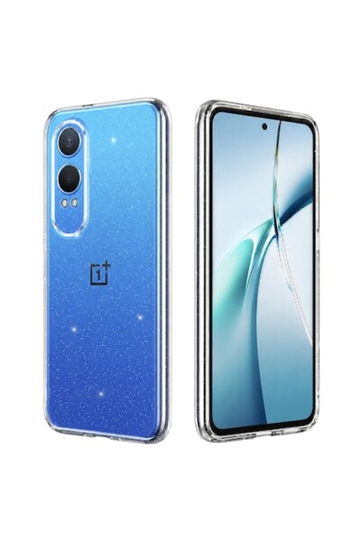 DAMUR Husă Glitter Spark pentru OnePlus Nord CE4 Lite, Silicon Flexibil, Desi...
