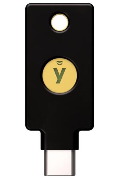Yubico Secure Cryptographic Token Device, C NFC, Black