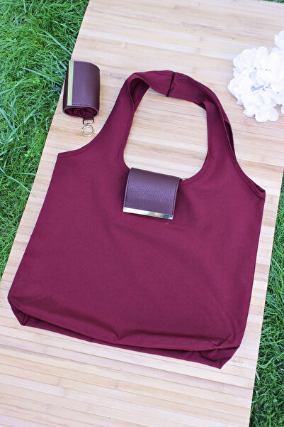 Wibego Foldable Keychain Shopping Bag Women's Shoulder Bag, Beach Bag, Sports...