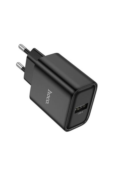 hoco. Φορτιστής Hoco Χωρίς Καλώδιο με Θύρα USB-C 10W Power Delivery Μαύρο (DC72)