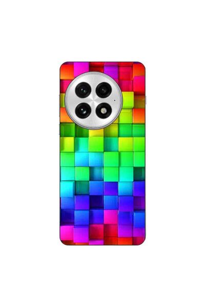 OEM Husa compatibila cu OnePlus 13 Silicon Gel Tpu Model Colorful Cubes