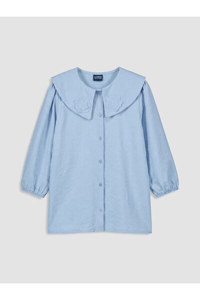 LC Waikiki LCW Kids Бебешка блуза с бродерия за момичета
