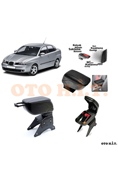 OTO H.İ.T. SEAT CORDOBA MK2 Uyumlu Kol Dayama Ve Kolçak Sürgülü Bardaklıklı A...