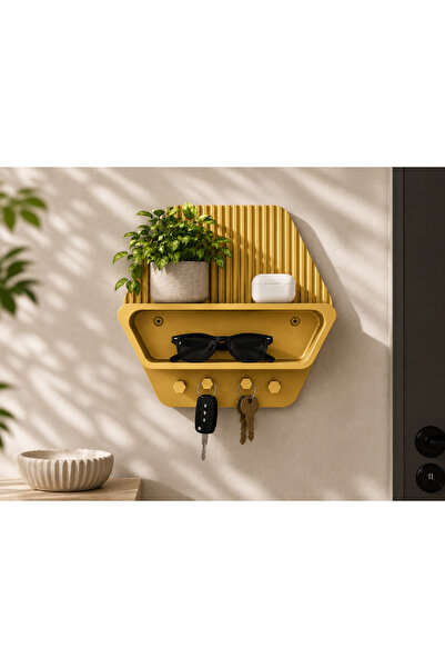 farist Modern Wall-Mounted Key Holder and Organizer Rack |   Glasses, Keys, a...