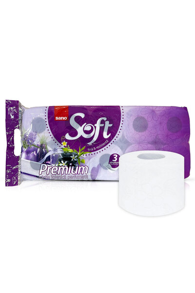 Sano Hartie igienica Premium, 3 straturi, 10 role