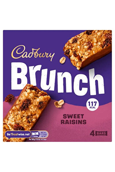 Cadbury Brunch Sweet Raisins 4 Bars