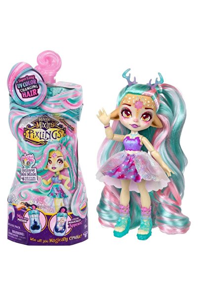 Pixlings Magic Mixies Pixling Doll - Galaxy Hair, Deerlee