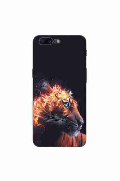 OEM Husa compatibila cu OnePlus 5 Silicon Gel Tpu Model Flameborn Tiger
