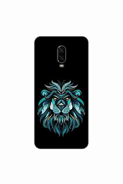 OEM Husa compatibila cu OnePlus 6T Silicon Gel Tpu Model Abstract Lion