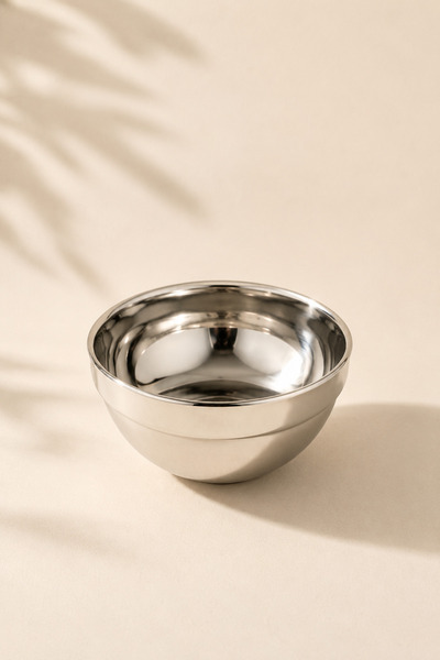 Mirilliahome 6-Piece Double-Walled Stainless Steel Ice Cream Bowl Steel Bowl ...