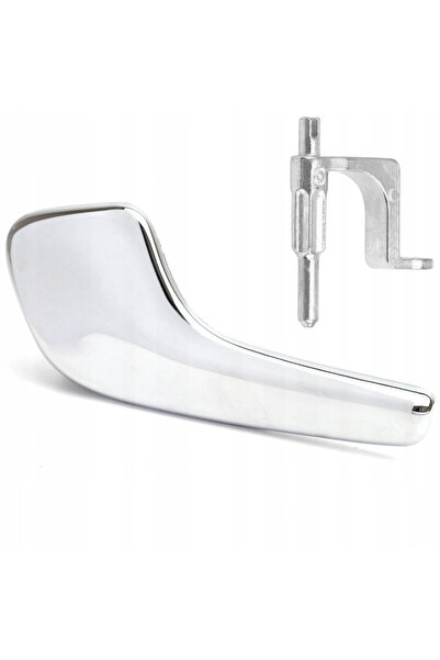 AWparts Mâner interior ușă stânga finisaj cromat cu bolt inclus pentru Opel C...